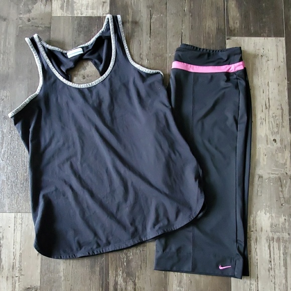 Nike Pants - Nike capris Columbia shirt